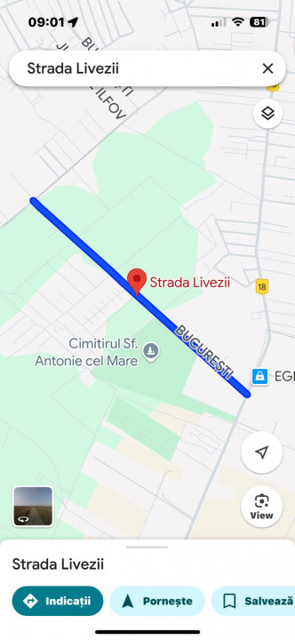 Vanzare Teren Bucuresti-Magurele Sectorul 5 comision 0 %